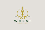 Wheat Logo Farm Field Grain, a Branding & Logo Template by Signatoro (Thumbnail 2 of 3)