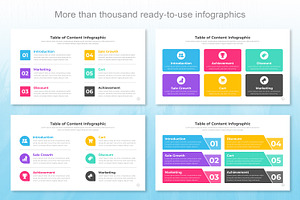 Table Of Content Infographic