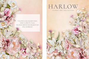 Harlow Floral Art Collection