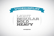 Wide Display Complete, a Slab Serif Font by Gaslight (Thumbnail 2 of 5)