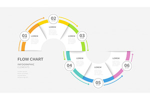 Flow Chart Infographic Template