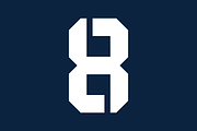 Rocket Boat Numeral Set, a Sans Serif Font by Port Design Company (Thumbnail 4 of 4)