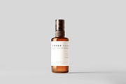 Amber Glass Spray Bottle Mockups, a Cups & Container Mockup by pmvch (Thumbnail 1 of 10)