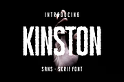 Kinston, a Sans Serif Font by lelevien (Thumbnail 1 of 3)