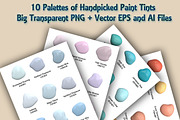 10 Palettes of Handpicked Paint Tint, an Object Graphic by Kseniya-Omega (Thumbnail 1 of 3)