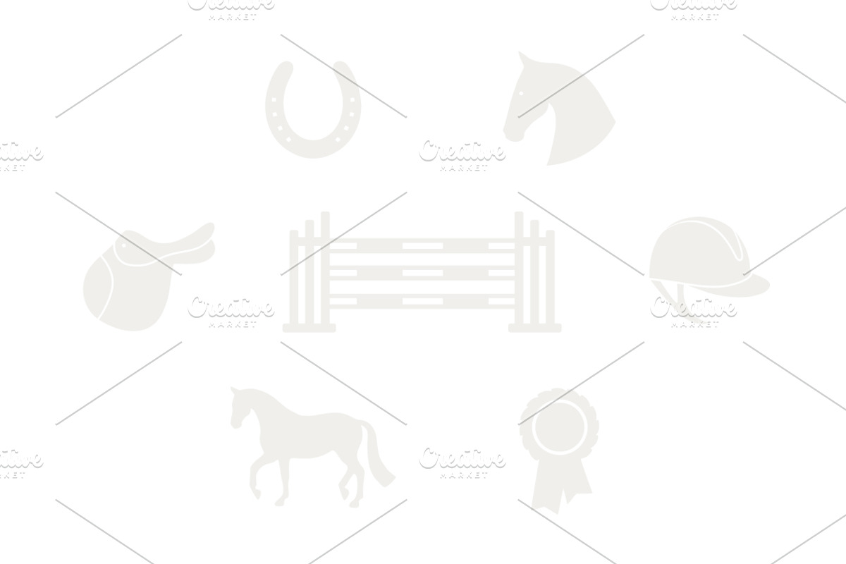 Horse Icon Vector Set, an Outline Icon by Leah Suzanne (Photo 2 of 3)