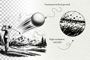 Golf Sport Line Art Graphics, a Sport Illustration by DENIDigitalArtSudio (Thumbnail 7 of 7)