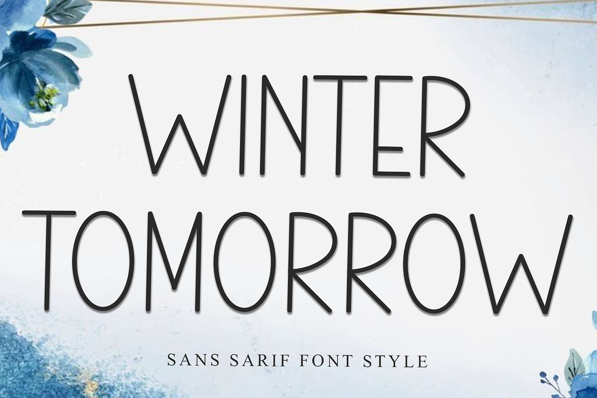 Winter Tomorrow, a Sans Serif Font by FreshTypeINK (Photo 1 of 8)