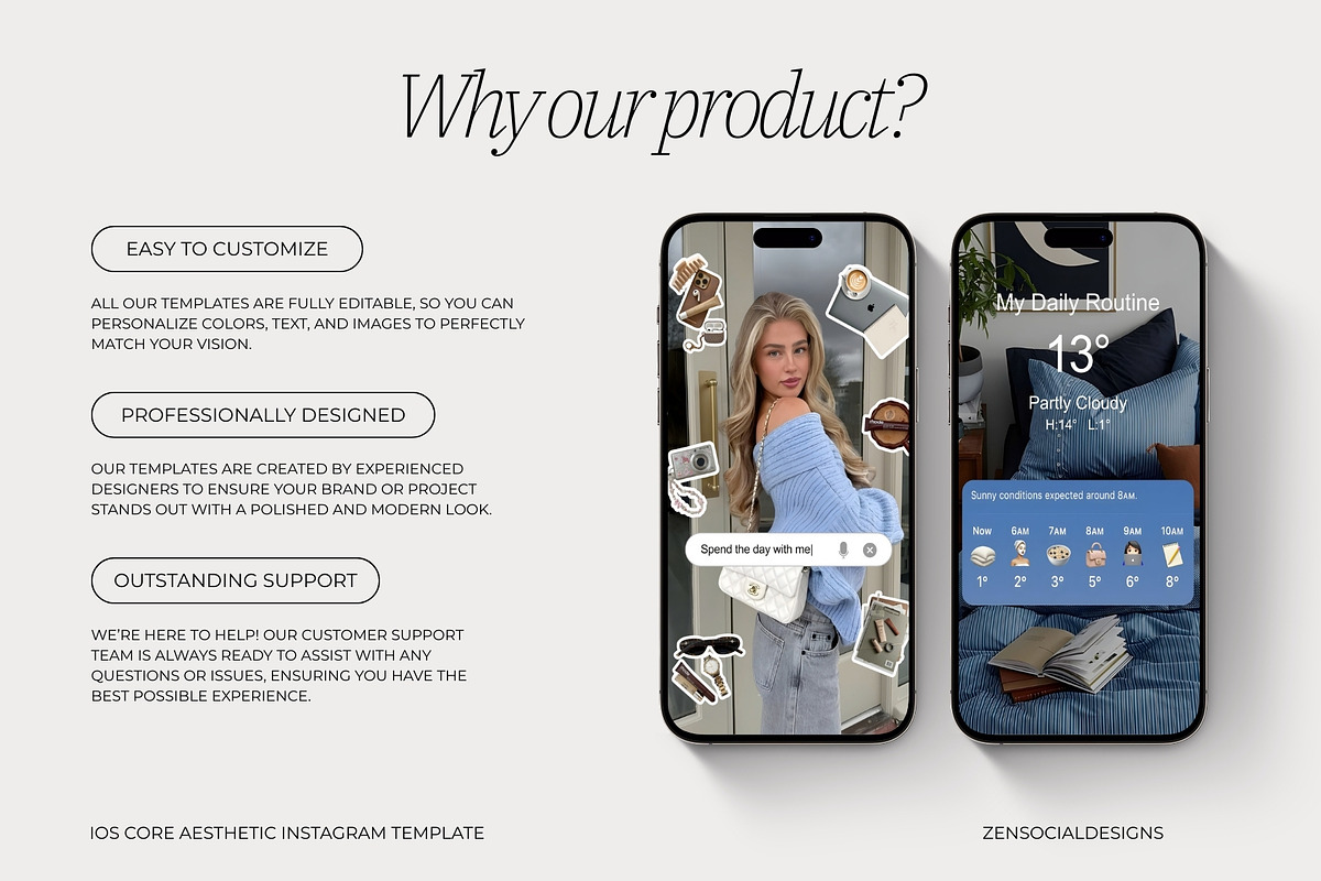 iOS Core Instagram Templates, a Social Media Template by ZenSocialDesigns (Photo 5 of 9)