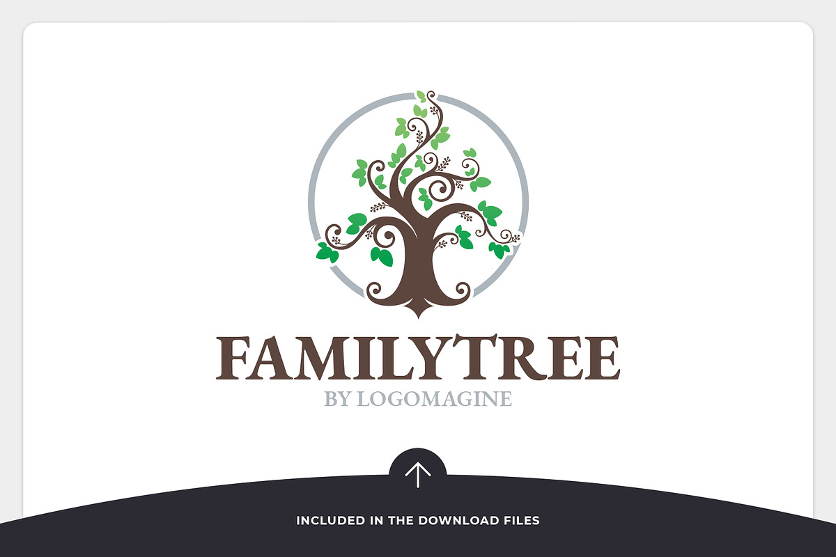 Family Tree Logo Template, a Branding & Logo Template by LOGOMAGINE (Photo 5 of 16)