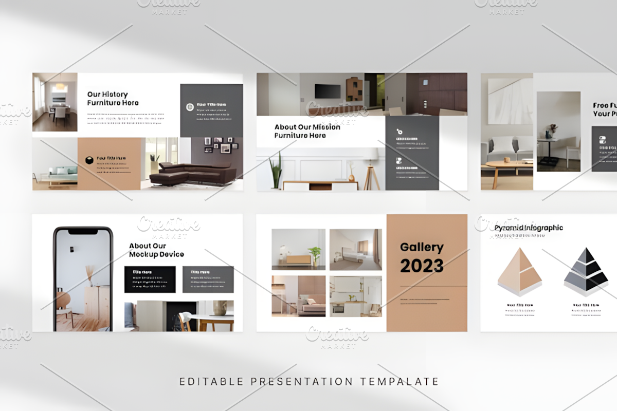 Professional Furniture Collection, a Presentation Template by Coco Bloom (Photo 2 of 4)