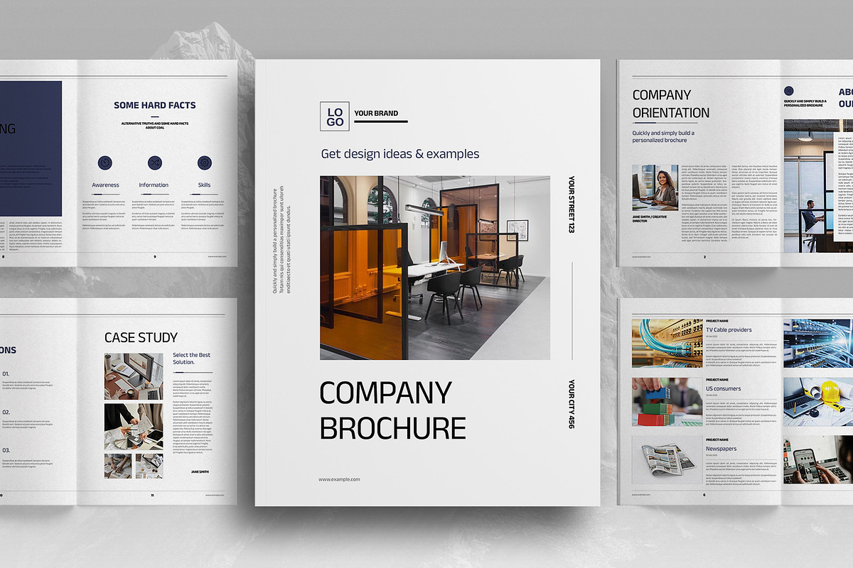 Company Overview Brochure Template, a Brochure Template by Boris Cupac (Photo 1 of 7)