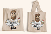Fueled By Coffee Dad Life Design, a Person Illustration by Ghagra (Thumbnail 6 of 7)