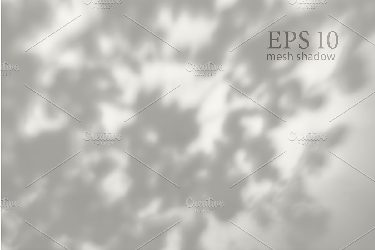 Transparent natural plant shadow, a Texture Illustration by Zimages
