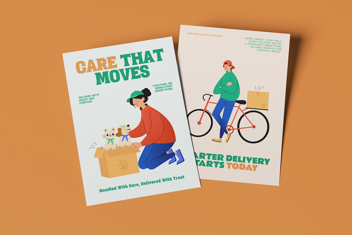 75 Delivery Flat Illustrations, a Transportation Illustration by Vectors Market (Photo 6 of 11)