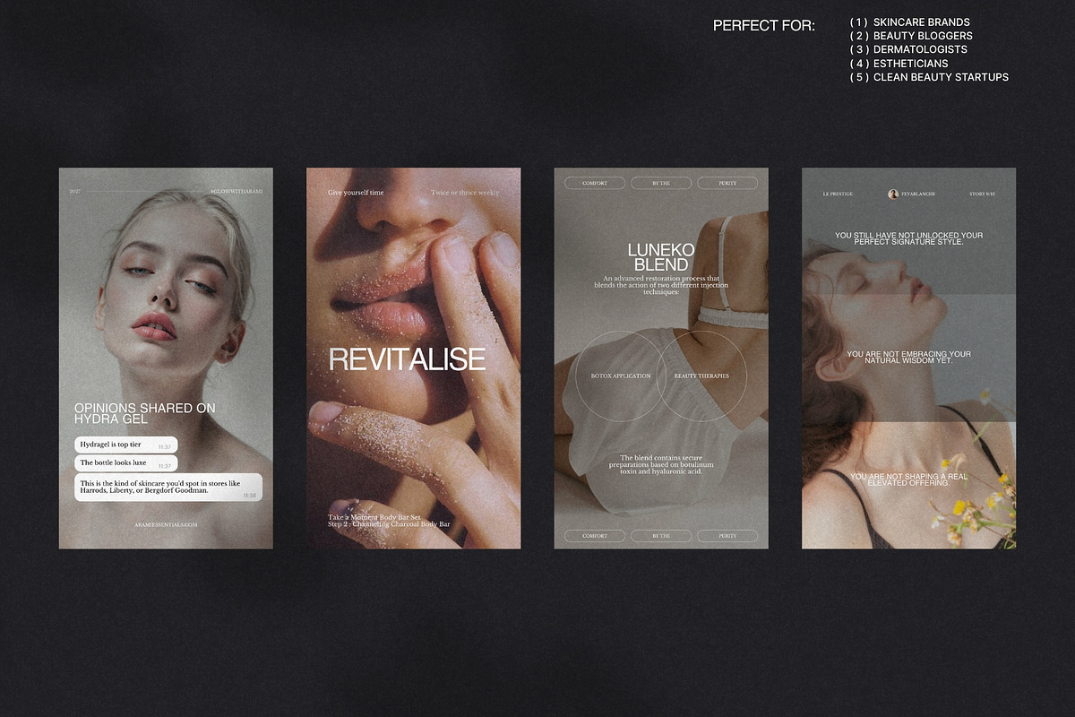 Minimal Story Set for Skincare preview 3
