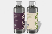 Glass Medicine Bottle Mockup, a Packaging Mockup by Unerispace (Thumbnail 4 of 5)