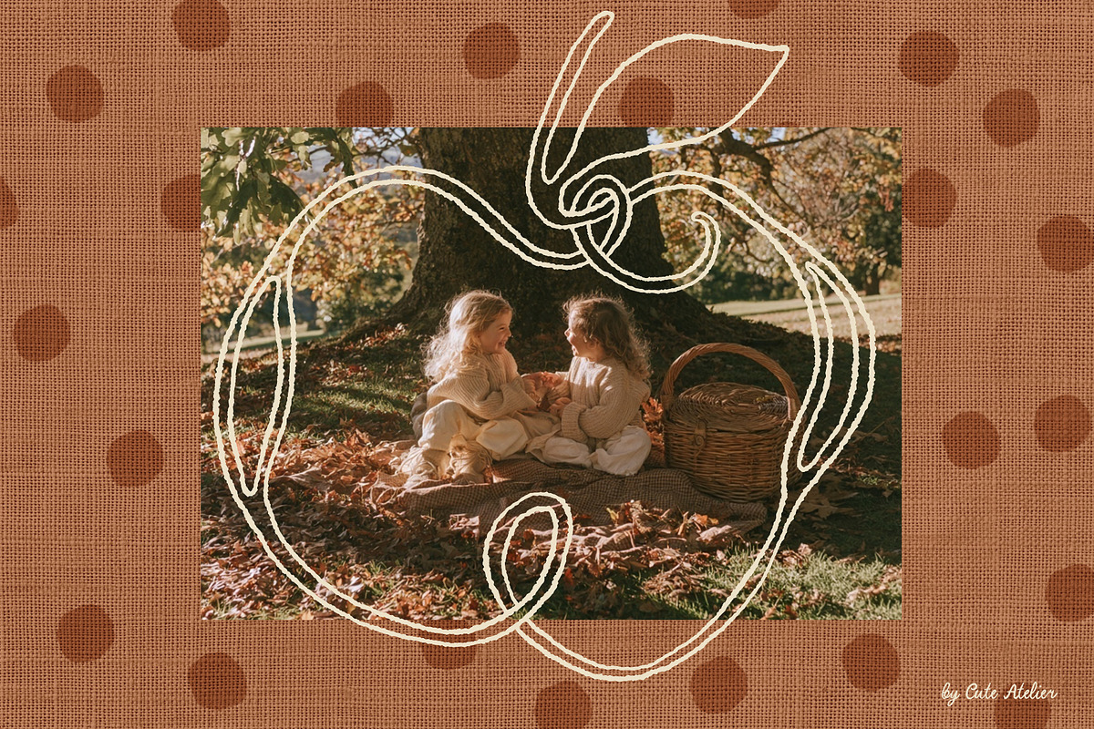 Whimsical Autumn Frames Collection, an Object Graphic by Cute Atelier (Photo 9 of 11)