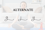 Yogaday | Script Font, a Handwritten Font by Scratchones (Thumbnail 8 of 9)