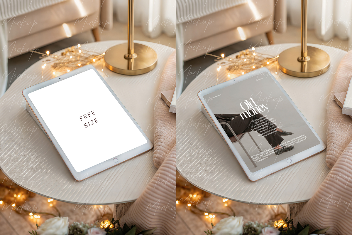 Autumn Blank Screen iPad Mockup, a Product Mockup by TatiMockup (Photo 2 of 3)