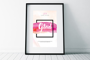 Sale Typography Flyer Templates, a Flyer Template by Psd Templates