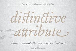 Archive Garamond Italic Pro