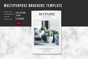 Botanic Portfolio, a Brochure Template by Template Shop