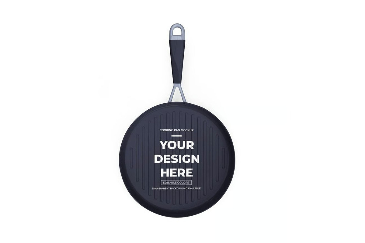 Cooking Pan Mockup Template Set, a Household Mockup by DesignRushMarket (Photo 3 of 10)