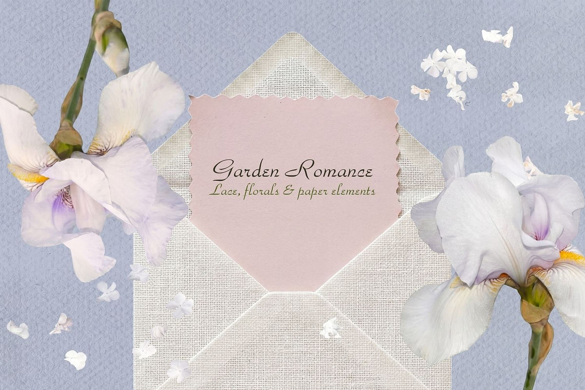Garden Romance / Lace, floral, paper, an Object Graphic by Natali Batu (Photo 10 of 13)