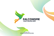 FALCON COLORFUL LOGO TEMPLATE, a Branding & Logo Template by artism_design (Thumbnail 2 of 2)