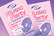 Y2K Music Party Flyer, a Flyer Template by Gumico Studio. (Thumbnail 2 of 2)