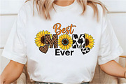 Best Mom Ever Mother's Day PNG, Mom, an Illustration by Designking (Thumbnail 4 of 6)
