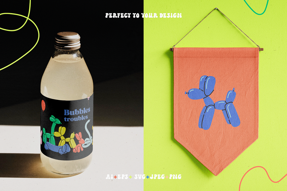 Bazoons. Fancy balloon animals set, an Object Graphic by My.Ordinarty (Photo 6 of 7)