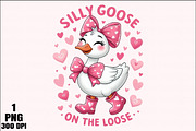 Silly Goose on the Loose Valentine P, an Illustration by Daily.Designs (Thumbnail 1 of 5)