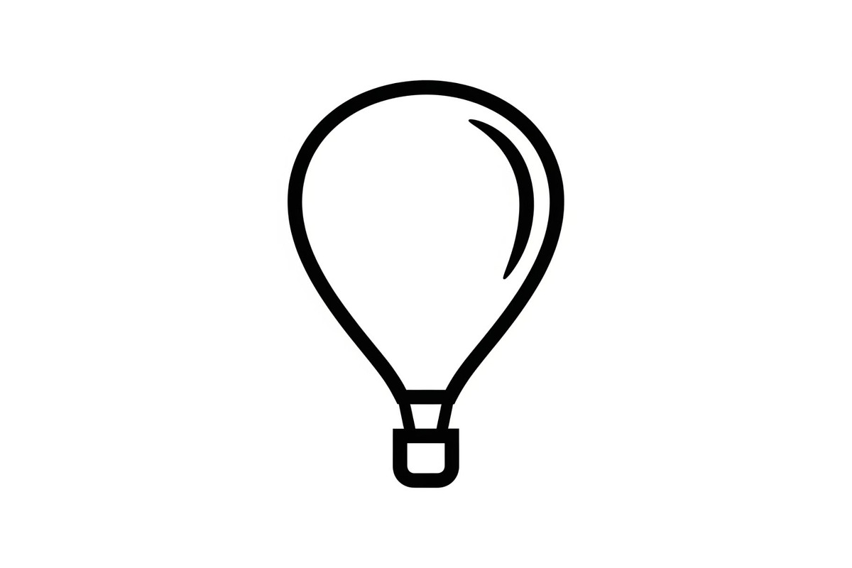 Hot Air Balloon Silhouette Bundle, an Illustration by Designer_Momina (Photo 15 of 51)