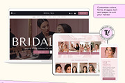 Bridal Makeup Website, a Wix Template by Template Twist Shop (Thumbnail 7 of 9)