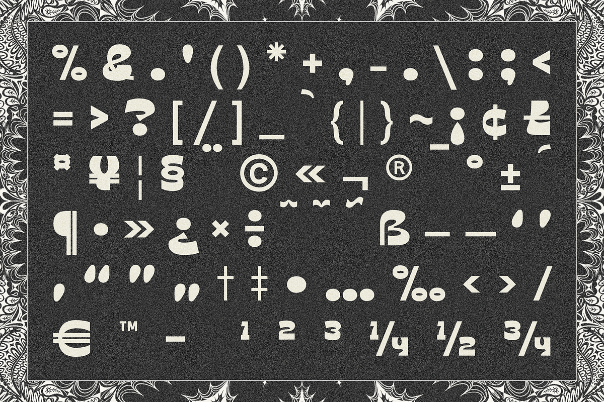 Oui Ellixyr Psychedelic Display Font, a Sans Serif Font by Oui Studio (Photo 9 of 10)