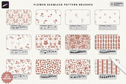 Wallpaper Pattern Procreate Brushes, a Brush Add-On by Julia Dreams (Thumbnail 2 of 8)