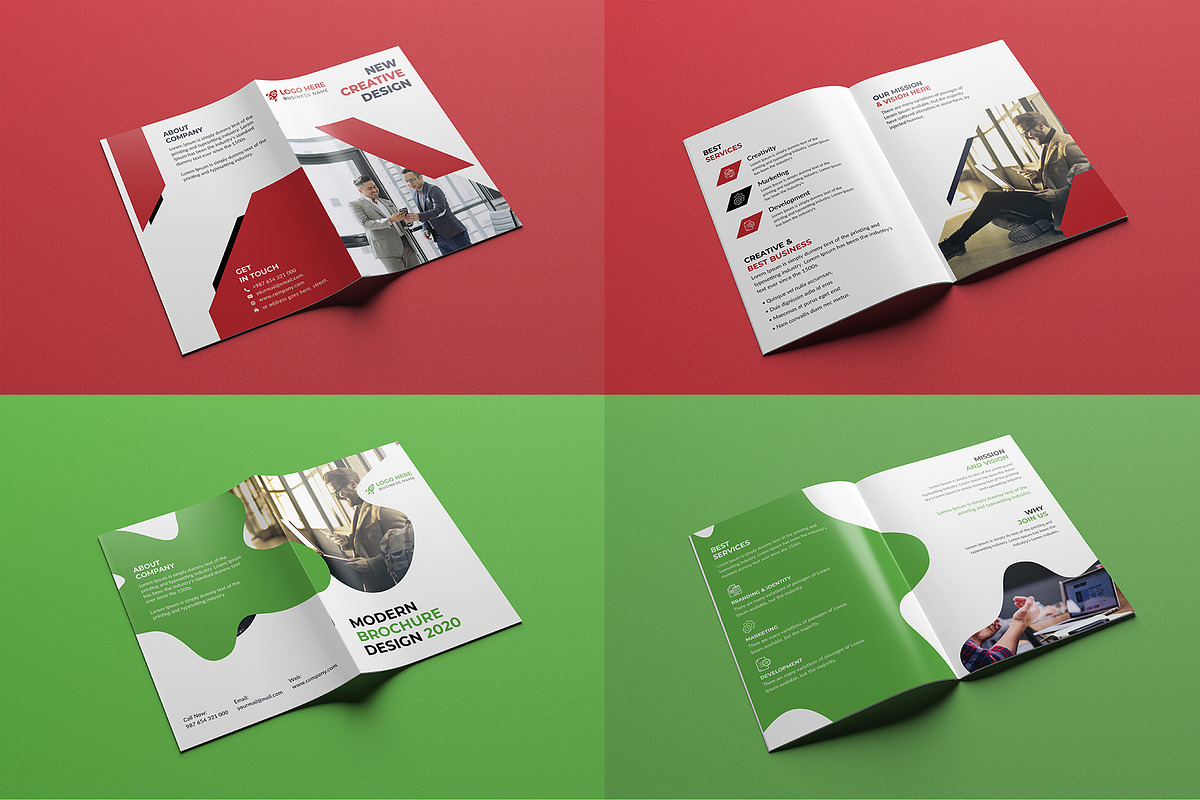 20 Bi-fold Brochure Template Bundle, a Brochure Template by Pixelpick (Photo 8 of 11)