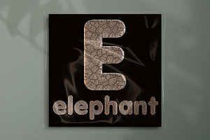 Elephant Color SVG Font And PNGs