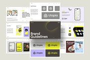 Utopia V4- Brand Guidelines Template, a Branding & Logo Template by graphypix (Thumbnail 7 of 14)