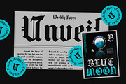 CS Claes – Old English Font, a Blackletter Font by Craft Supply Co. (Thumbnail 5 of 8)