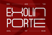 Exolin Porte || Modern Sans Serif, a Sans Serif Font by Ermedia Studio (Thumbnail 1 of 10)