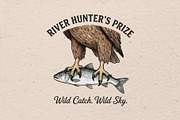 River hunter's prize illustration, an Animal Illustration by Vectorlina (Thumbnail 1 of 5)