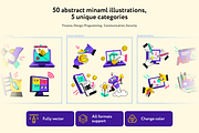 Xollsy Flat Vector Illustrations, an Empty State Illustration by Welovegraphics (Thumbnail 2 of 7)