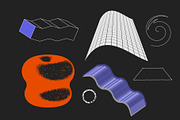 90 Vector Texture Shapes, a Background Graphic by softulka (Thumbnail 15 of 16)