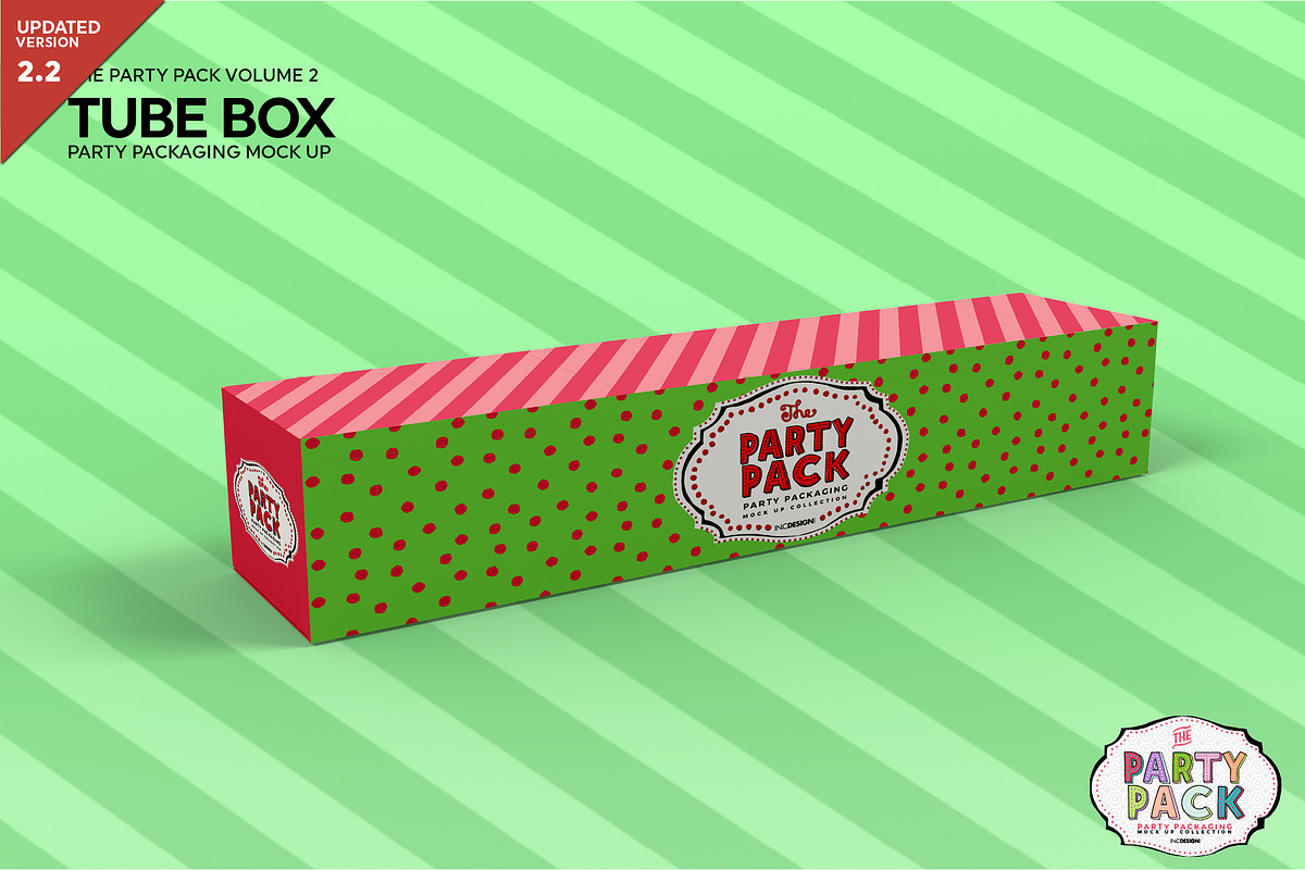 Tube Box Packaging Mockup, a Cups & Container Mockup by INCDesign (Photo 1 of 6)