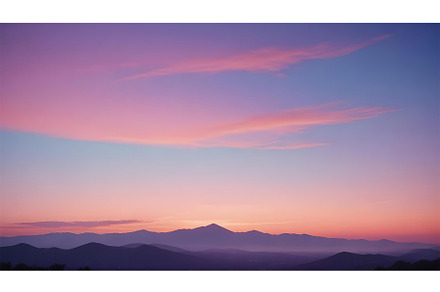4K gradient sunset background, a Wallpaper Graphic by Elen_Art