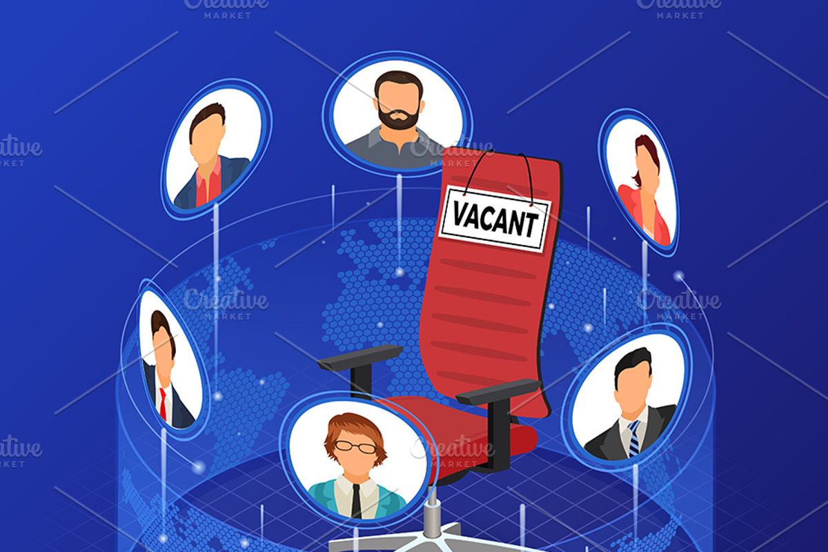 Job Vacancy Employment and Hiring, a Person Illustration by TAlex (Photo 3 of 6)