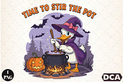 Halloween Goose Time to Stir the Pot, an Illustration by DreamCafeArt (Thumbnail 1 of 7)